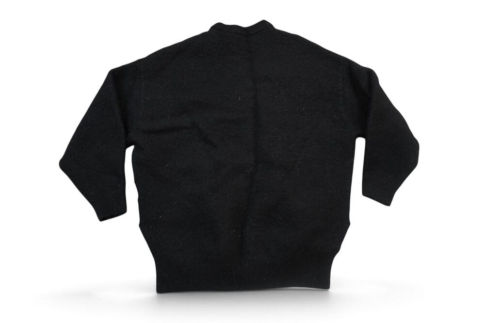 & Other Stories Sweater Womens Small Black Wool Blend Mock Neck Pullover Knit